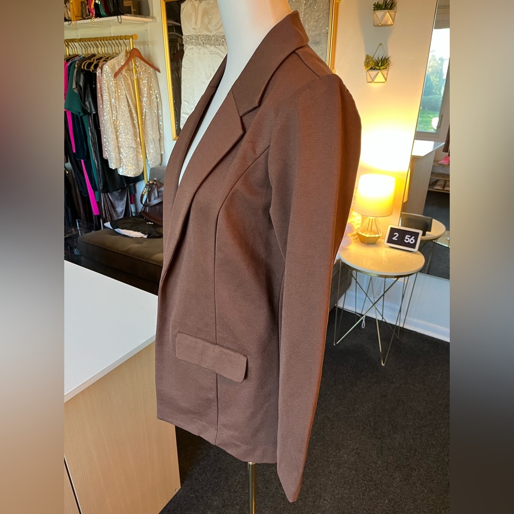 Liverpool Women's Chocolate Brown Blazer- Like New! - Picture 2 of 8